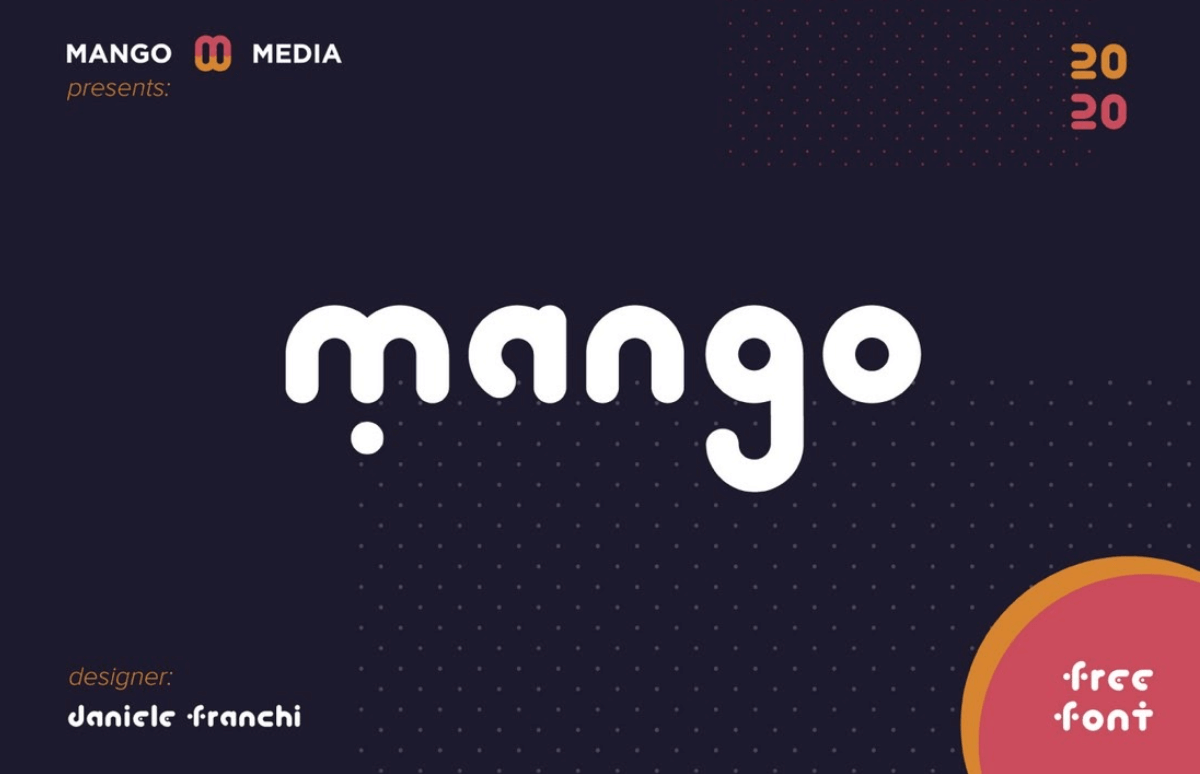 <b>Mango</b> - это бесплатный шрифт, который вы можете использовать в личных и ком...